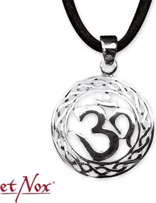 Produktbild von etNox Anhänger „Om Sanskrit Mantra“ 925 Silber mit Band