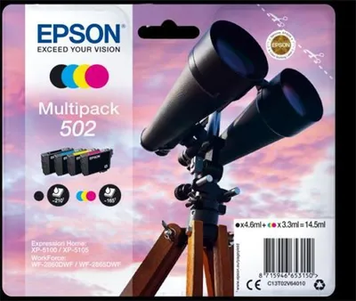 Obrázok produktu pre Epson Multipack T 502 BK/C/M/Y T 02V6