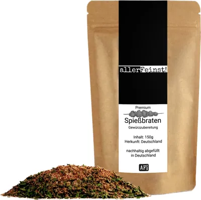 Produktbild von Premium Spießbraten Gewürzzubereitung, Gewürz für Spieß- und Rollbraten - 150g