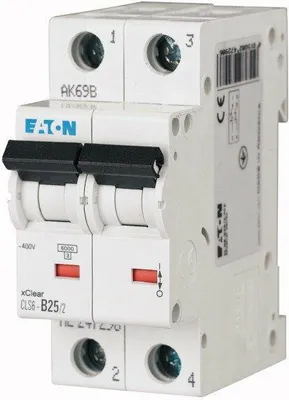 Image de Disjoncteur 2P B 6A CLS6-B6-DP Eaton 270371