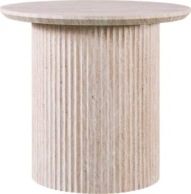 Obrázok produktu pre Konferenčný stolík Lagos - Ø50x46cm - Travertín