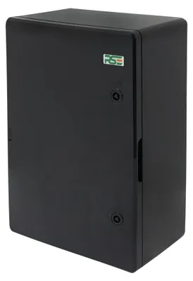 Obrázek produktu pro Rozvaděčová skříň elektroinstalační skříňka - IP65 - ABS plast - 350 x 500 x 190 mm - Černá