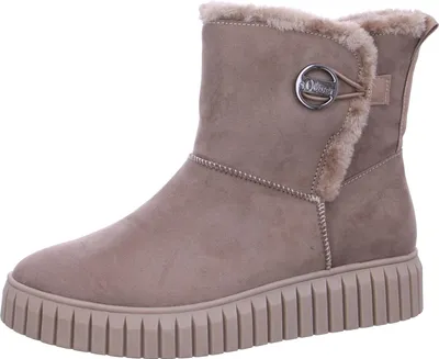 Imagen del producto de s.Oliver M2641841: Botas para mujer, color beige, con cremallera, estilo casual