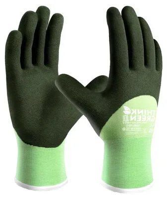 Produktbild von Winter-Arbeitshandschuhe mit Thermo-Kälteschutz, warme Gartenhandschuhe aus recyceltem Polyester, Größe 9/L, 1 Paar