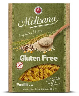 Zdjęcie produktu dla Makaron bezglutenowy Fusili Molisana n28 400g - La Molisana