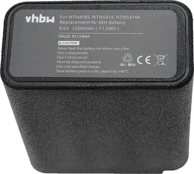Produktbild von vhbw Akku Ersatz für Motorola NTN4824A, NTN5414A, NTN5414B, NTN5414_R, NTN5049A, NTN5414, NTN4585 für Funkgerät, Walkie Talkie (1200 mAh, 9,6 V, NiMH)