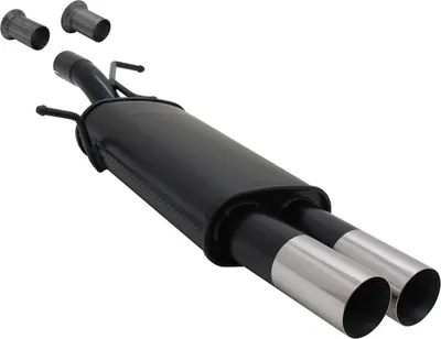 Zdjęcie produktu dla Sportowy układ wydechowy Novus do Peugeot 307 / Citroen C4 2x76mm RL z ABE
