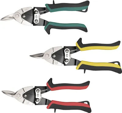 Produktbild von PARKSIDE® Blechscheren, 3er Set, Schnittlänge 40 mm