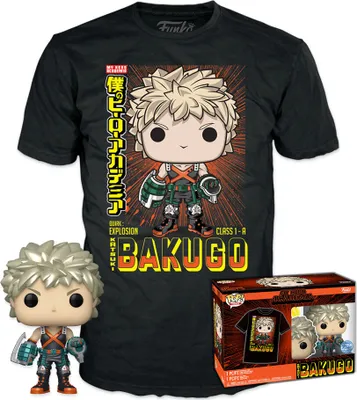 Obrázok produktu pre My Hero Academia Funko POP! & Tee Vinyl Figure & T-Shirt Set Katsuki (MT) Veľkosť L