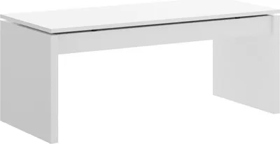 Produktbild von Dmora Couchtisch Cuar 102x50x43h cm Weiß mit Ablagefach