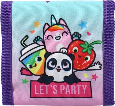 Productafbeelding van Piñata Smashlings Kinderportemonnee – Lila portemonnee met een karakterprint