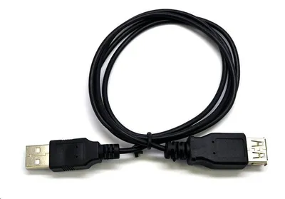 Zdjęcie produktu dla C-TECH Przedłużacz USB A-A 1,8 m 2.0, czarny