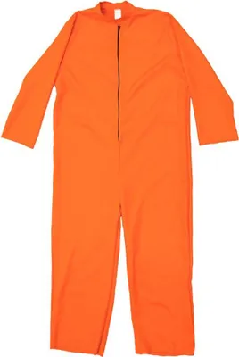 Immagine prodotto di INF Costume Arancione Cosplay con Zip - Perfetto per Halloween e Feste M