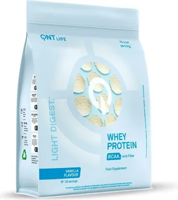 Produktbild von QNT Light Digest Whey Protein - 500 g - Beutel Vanilla