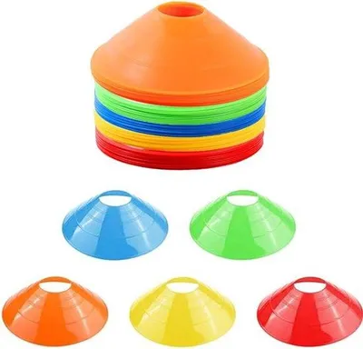 Image de Capuchons de marquage ronds, 5 couleurs, entraînement sportif