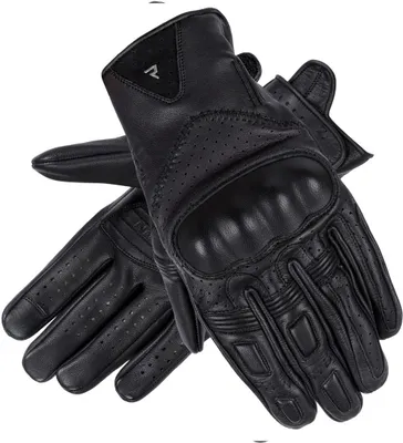Produktbild von Rebelhorn Thug II Perforierte Motorradhandschuhe, schwarz, 2XL