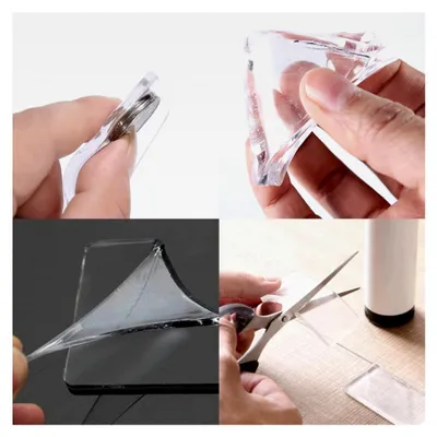 Produktbild von Anti-Vibrations-Unterlage für Waschmaschinen, Silikon-Anti-Rutsch-Matte, Fußpolster für Waschmaschinen, Universelle Anti-Vibrations-Fußpolster, Gummi-Anti-Rutsch-Fußpolster, Schalldämpfer für Waschmaschinen