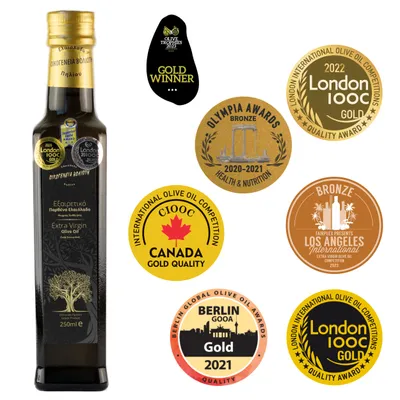 Produktbild von Voliotis | Olivenöl, Olivenöl 250 ml, Olivenöl aus Griechenland, unfiltriertes Olivenöl  Olivenöl aus erster Pressung, Olivenöl Extra Virgin