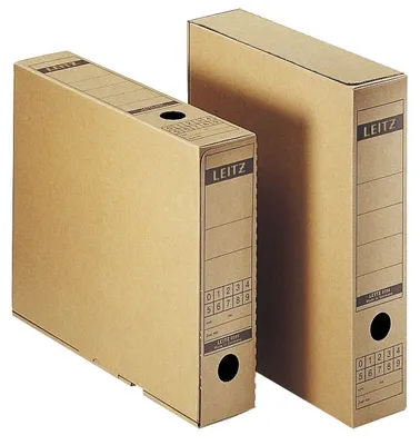 Immagine prodotto di Leitz 6085-00-00 6085 Scatola d'archivio, A3, con sportello, marrone naturale