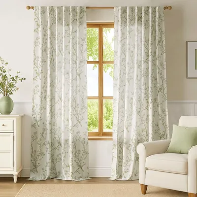 Produktbild von Vorhang Samtvorhang Verdunkelungsvorhang - Wärmeisoliert - Olivgrün - 127 x 245 cm - 2 Stück