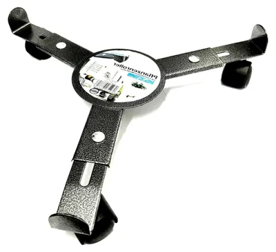 Produktbild von Pflanzenroller aus Metall, rund, verstellbar, Ø 25 – 30 cm, 3 Rollen
