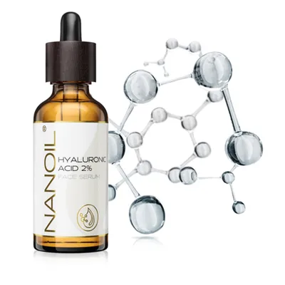 Zdjęcie produktu dla Serum do twarzy z kwasem hialuronowym Nanoil 50ml - ultranawilżające serum