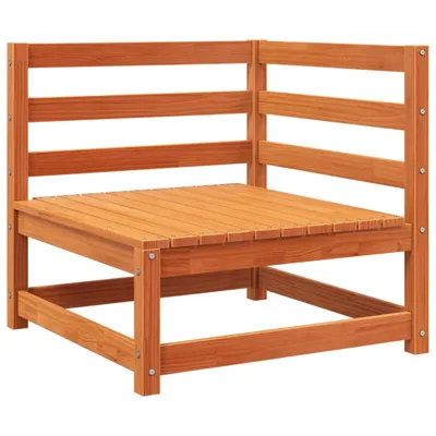 Produktbild von vidaXL Garten-Ecksofa Wachsbraun 70x70x67 cm Massivholz Kiefer