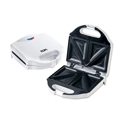 Image de Appareil à Sandwich Double Edm Cuisson Rapide Et Facile Pour 2 Sandwichs - Edm