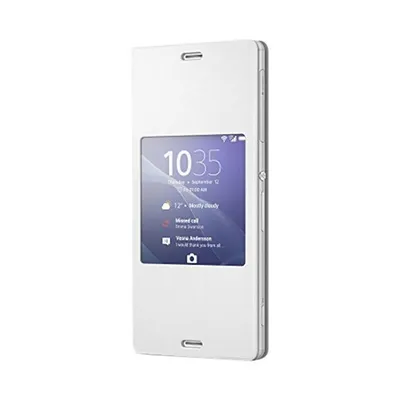 Immagine prodotto di Cover bianca con finestra di visualizzazione per Sony Xperia Z3