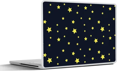Produktbild von MuchoWow® Laptop Aufkleber Sticker Cover Sternenhimmel - Nacht - Muster 40x30 cm - Laptop Dekoration - Selbstklebend