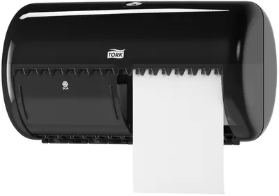 Image de 557008 Distributeur de papier hygiénique, noir, système T4, TORK