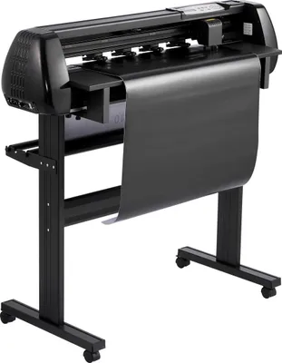 Immagine prodotto di Taglierina per vinile, larghezza massima di alimentazione 870 mm, doppia lama, forza e velocità regolabili, display LED, stampante plotter per vinile con software Signmaster compatibile con Windows e macOS