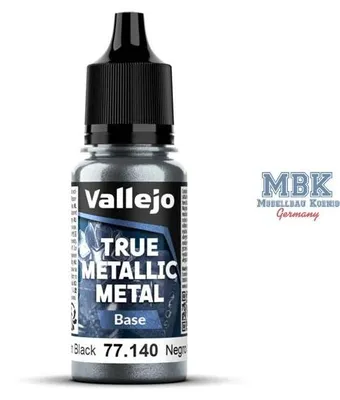 Produktbild von Vallejo VA77140 True Metallic Metal Base - Obsidian Black