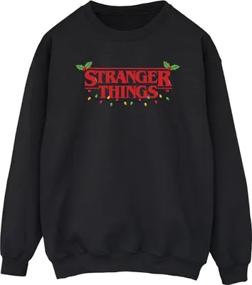 Produktbild von Netflix - "Stranger Things" Sweatshirt für Herren BI45069 (L) (Schwarz)