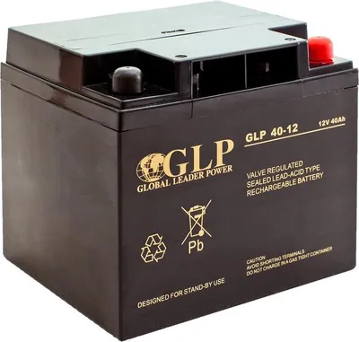 Zdjęcie produktu dla GLP 40-12: GLP 40-12: Akumulator VRLA AGM 12V/40Ah M6