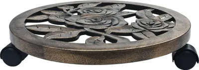 Produktbild von vidaXL Pflanzenroller 6 Stk. Bronze 38 cm Kunststoff
