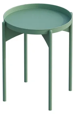 Image de Table basse d'appoint en métal vert 44 x 57 x 44 cm