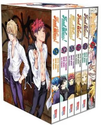 Produktbild von Food Wars - Shokugeki No Soma, Bände 31-36 im Sammelschuber mit Extra