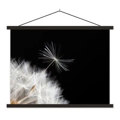 Produktbild von MuchoWow® Textilposter Blume - Löwenzahn - Pflanze 40x30 cm mit schwarzem Rahmen - Dekorationen