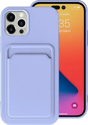 Produktbild von König Design Hülle kompatibel mit Apple iPhone 14 Pro Kunststoff Soft Handyhülle - Handy Case Helles Lila