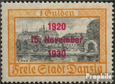 Produktbild von Briefmarken Danzig 1930 Mi 230 mit Falz Aufdruckausgabe