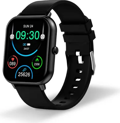 Produktbild von Smartwatch mit gebogenem Glas PRO – anpassbarer 1,83-Zoll-High-Definition-Touchscreen – IP67 wasserdicht – 123 Sportmodi Android IOS Schwarz