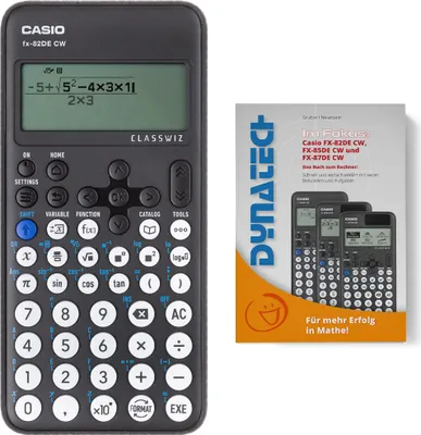 Produktbild von Casio FX-82 DE CW mit Buch: Im Fokus II Casio FX-82 DE+ verständlich erklärt