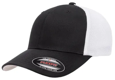 Image de Flexfit - Casquette trucker en maille LT1257 (taille unique) (noir)