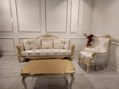 Produktbild von Klassische Couch Sofagarnitur Wohnzimmer Möbel einrichtung 3+1 Sitz Sofa