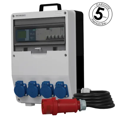 Obrázek produktu pro EEG rozvaděč pTD-S/FI 4x230V měřicí kabelový rozvaděč s SIEMENS & Mennekes Doktorvolt
