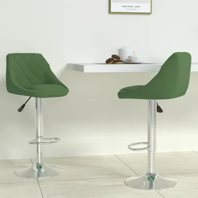 Produktbild von Barhocker 2 Stk. Dunkelgrün Samt , Barhocker Design 2024