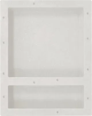 Obrázek produktu pro vidaXL Sprchová skříňka se 2 přihrádkami matná bílá 41x51x10 cm