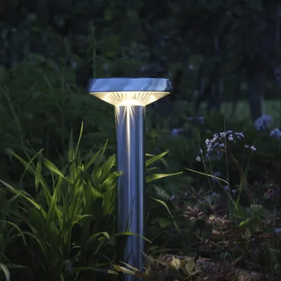Immagine prodotto di Star Trading 479-57 LED-Solar-Pathlights "Sevilla", EdelstahlFarbe: silber, ca. 45x16 cm, 4 LED bianco caldo, 25 LM, mit Solarpanel, incl. Akku, outdoor, Vierfarb-Karton