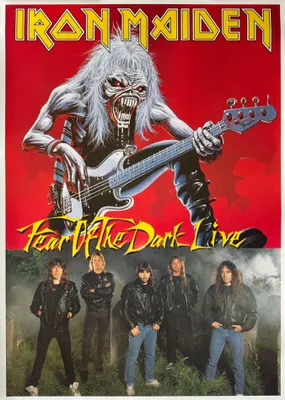 Zdjęcie produktu dla Iron Maiden - Fear Of The Dark Live 1992 - Plakat - 61x86 cm